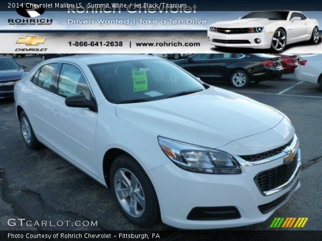 2014 Chevrolet Malibu LS in Summit White