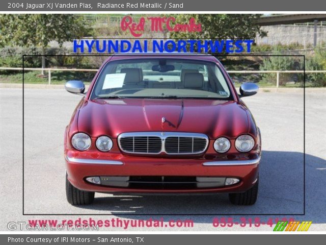 2004 Jaguar XJ Vanden Plas in Radiance Red Metallic