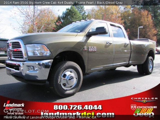 2014 Ram 3500 Big Horn Crew Cab 4x4 Dually in Prairie Pearl