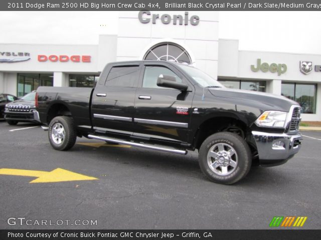 2011 Dodge Ram 2500 HD Big Horn Crew Cab 4x4 in Brilliant Black Crystal Pearl