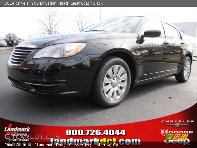 2014 Chrysler 200 LX Sedan in Black Clear Coat