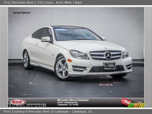 2012 Mercedes-Benz C 250 Coupe in Arctic White
