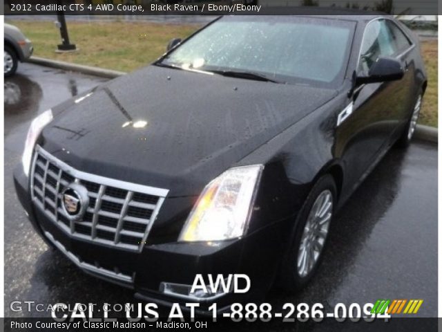 2012 Cadillac CTS 4 AWD Coupe in Black Raven