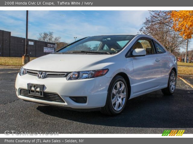 2008 Honda Civic LX Coupe in Taffeta White