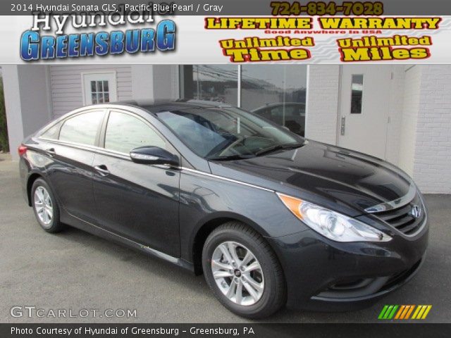 2014 Hyundai Sonata GLS in Pacific Blue Pearl