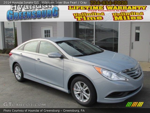 2014 Hyundai Sonata GLS in Iridescent Silver Blue Pearl