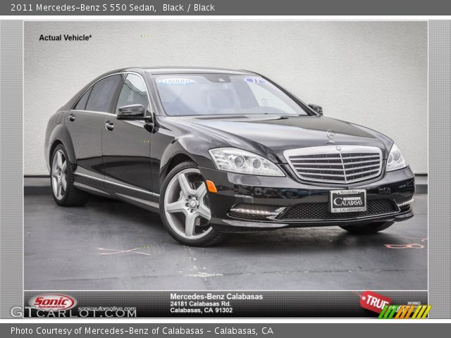 2011 Mercedes-Benz S 550 Sedan in Black