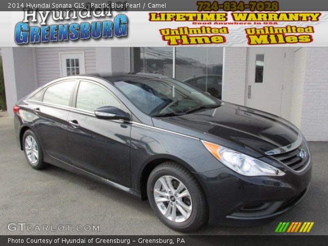 2014 Hyundai Sonata GLS in Pacific Blue Pearl