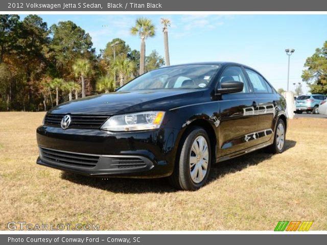 2012 Volkswagen Jetta S Sedan in Black