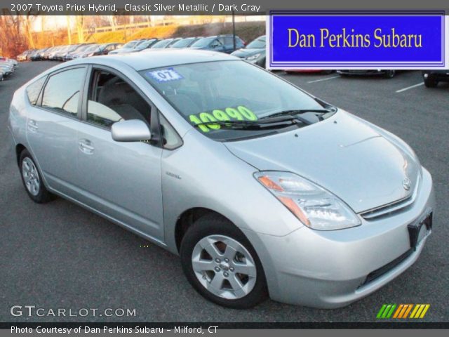 2007 Toyota Prius Hybrid in Classic Silver Metallic