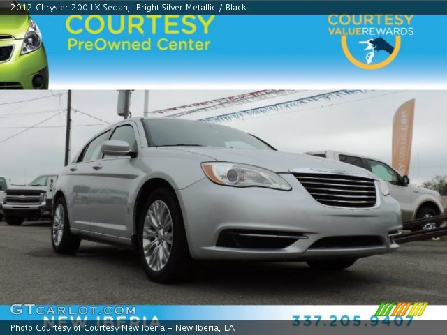 2012 Chrysler 200 LX Sedan in Bright Silver Metallic