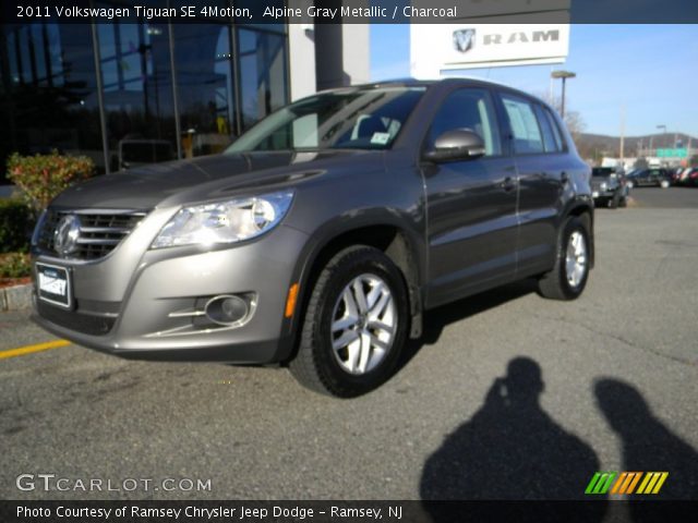 2011 Volkswagen Tiguan SE 4Motion in Alpine Gray Metallic