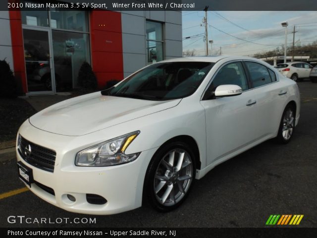 2010 Nissan Maxima 3.5 SV Sport in Winter Frost White