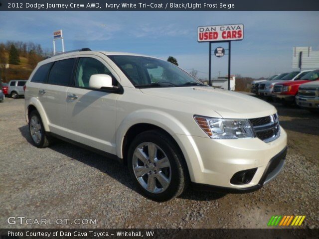2012 Dodge Journey Crew AWD in Ivory White Tri-Coat