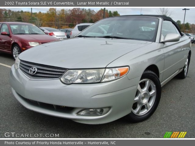 2002 Toyota Solara SLE V6 Convertible in Lunar Mist Metallic