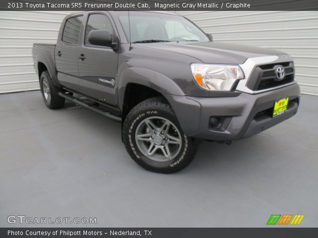 2013 Toyota Tacoma SR5 Prerunner Double Cab in Magnetic Gray Metallic