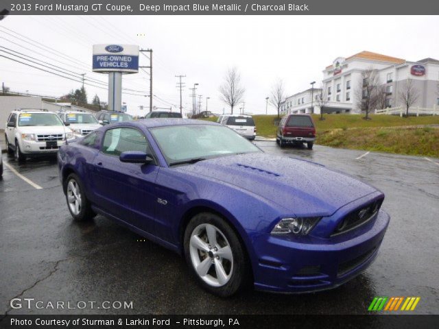 2013 Ford Mustang GT Coupe in Deep Impact Blue Metallic