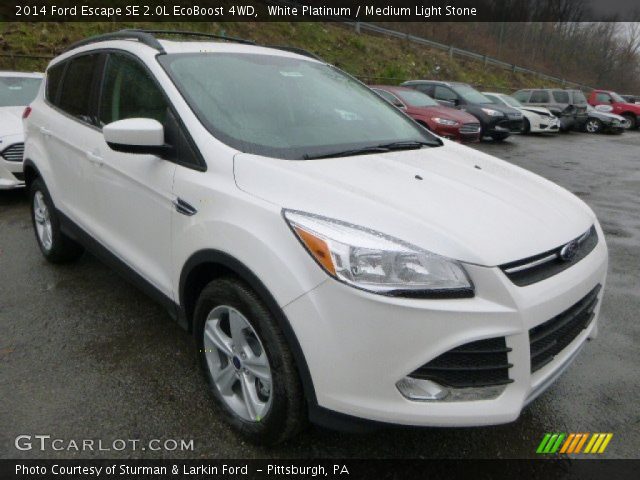 2014 Ford Escape SE 2.0L EcoBoost 4WD in White Platinum