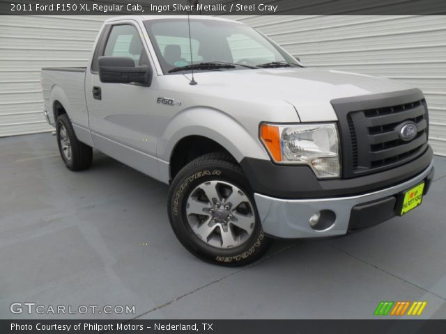 2011 Ford F150 XL Regular Cab in Ingot Silver Metallic