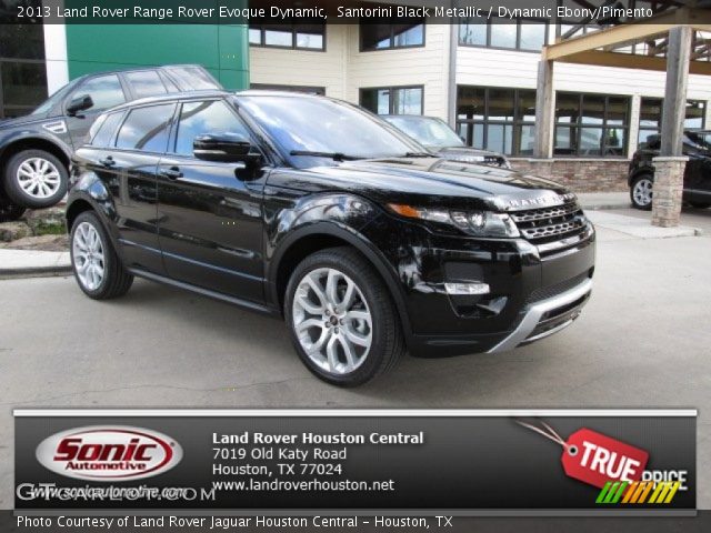 2013 Land Rover Range Rover Evoque Dynamic in Santorini Black Metallic