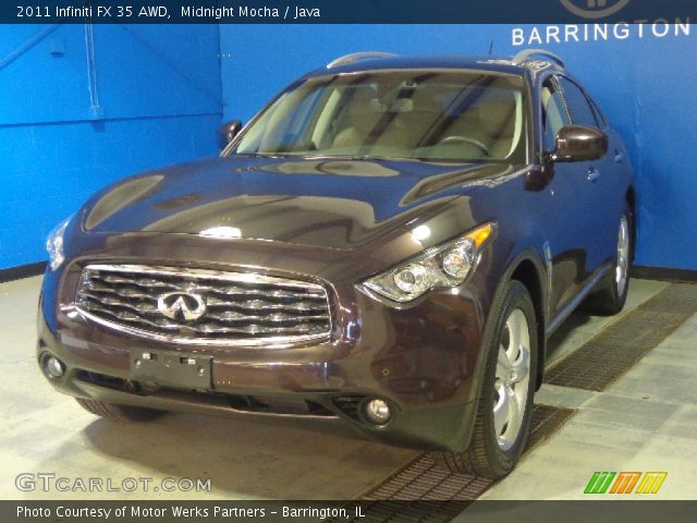 2011 Infiniti FX 35 AWD in Midnight Mocha