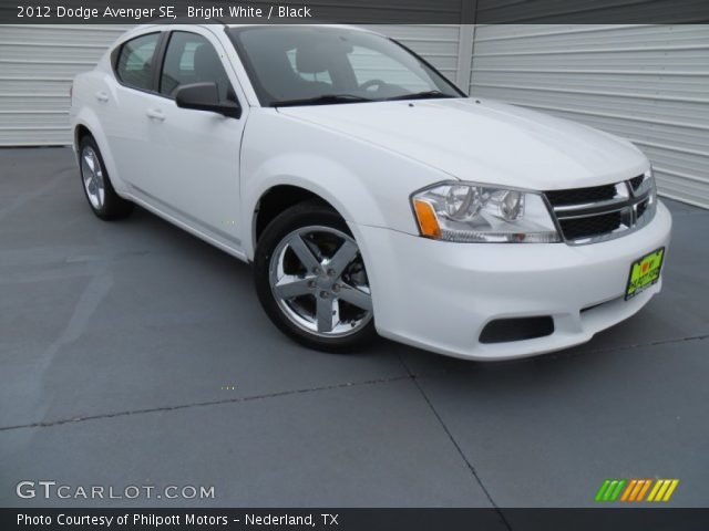 2012 Dodge Avenger SE in Bright White