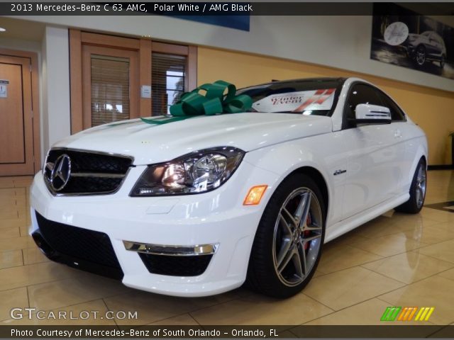 2013 Mercedes-Benz C 63 AMG in Polar White