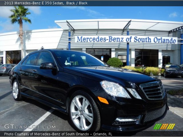 2013 Mercedes-Benz E 350 Sedan in Black