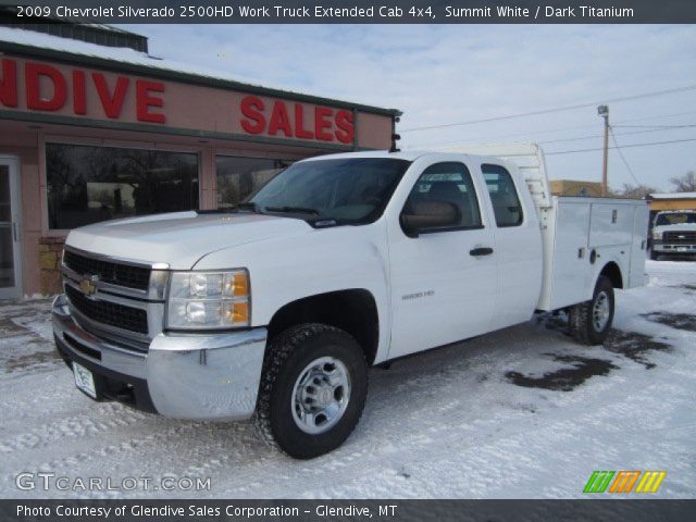 2009 Chevrolet Silverado 2500HD Work Truck Extended Cab 4x4 in Summit White