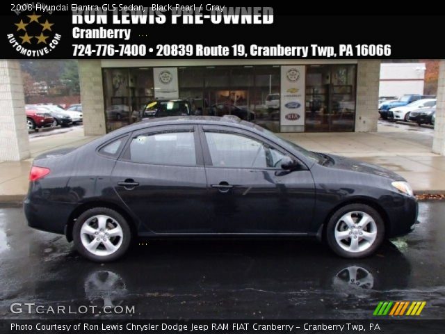 2008 Hyundai Elantra GLS Sedan in Black Pearl