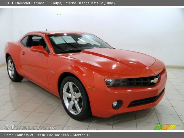 2011 Chevrolet Camaro LT Coupe in Inferno Orange Metallic