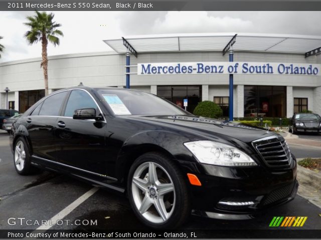 2011 Mercedes-Benz S 550 Sedan in Black