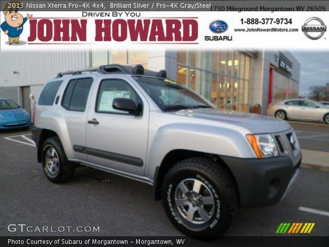 2013 Nissan Xterra Pro-4X 4x4 in Brilliant Silver