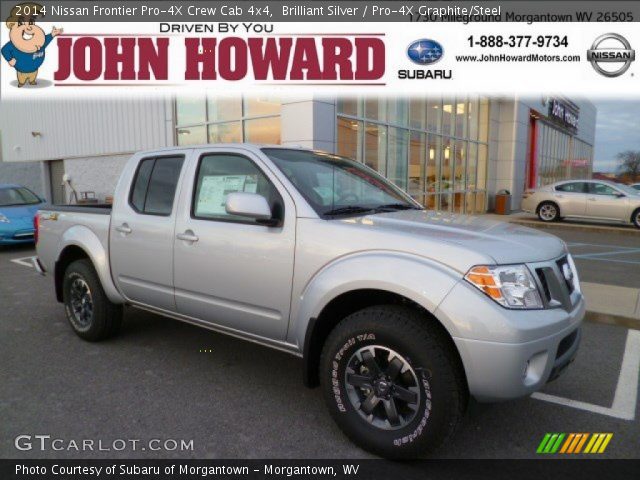 2014 Nissan Frontier Pro-4X Crew Cab 4x4 in Brilliant Silver