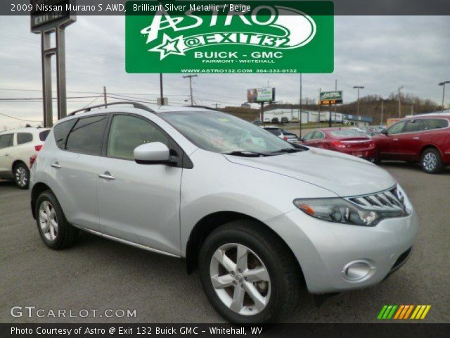 2009 Nissan Murano S AWD in Brilliant Silver Metallic