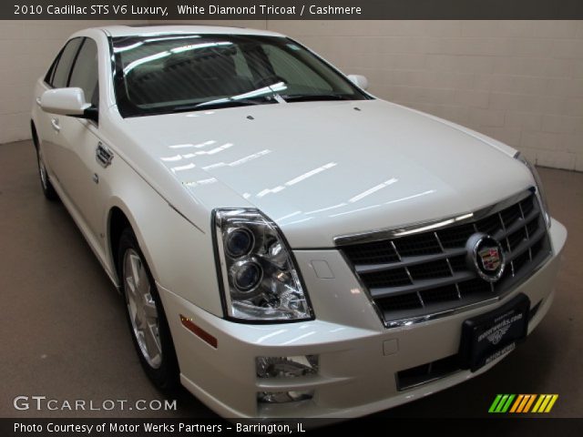 2010 Cadillac STS V6 Luxury in White Diamond Tricoat