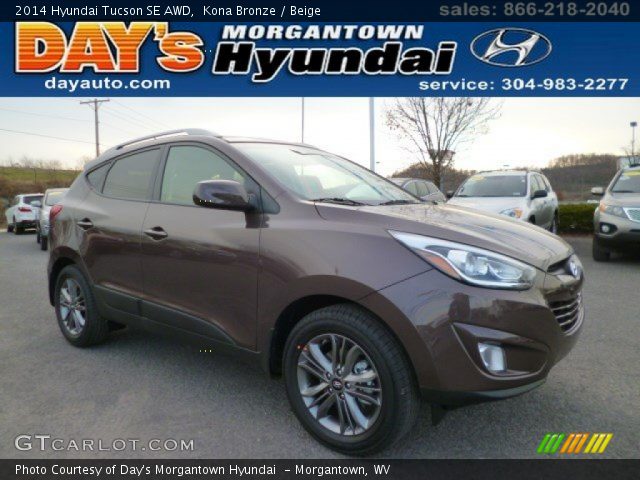 2014 Hyundai Tucson SE AWD in Kona Bronze