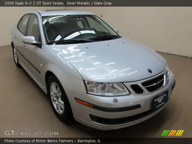 2006 Saab 9-3 2.0T Sport Sedan in Silver Metallic