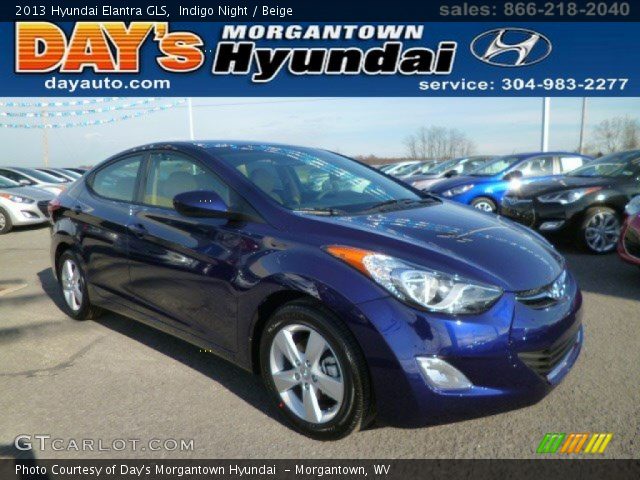 2013 Hyundai Elantra GLS in Indigo Night