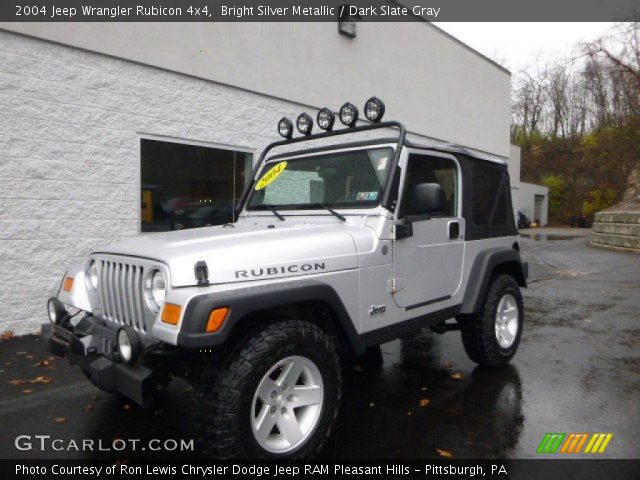 2004 Jeep Wrangler Rubicon 4x4 in Bright Silver Metallic