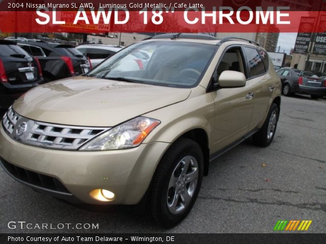 2004 Nissan Murano SL AWD in Luminous Gold Metallic