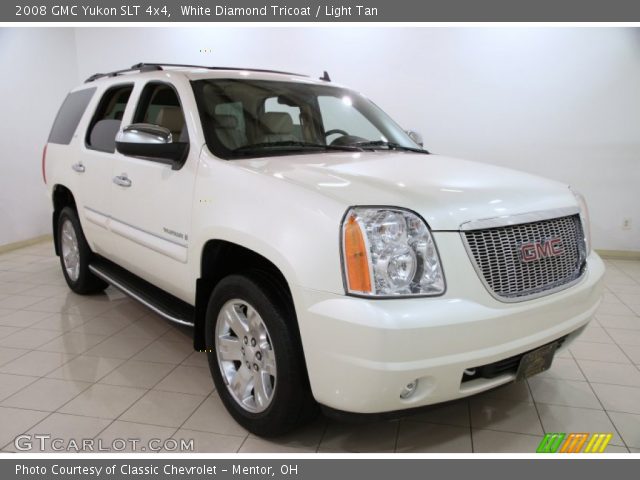 2008 GMC Yukon SLT 4x4 in White Diamond Tricoat