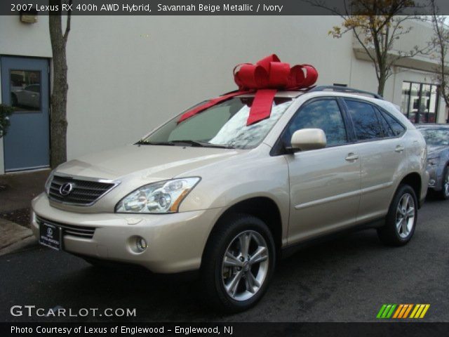 2007 Lexus RX 400h AWD Hybrid in Savannah Beige Metallic