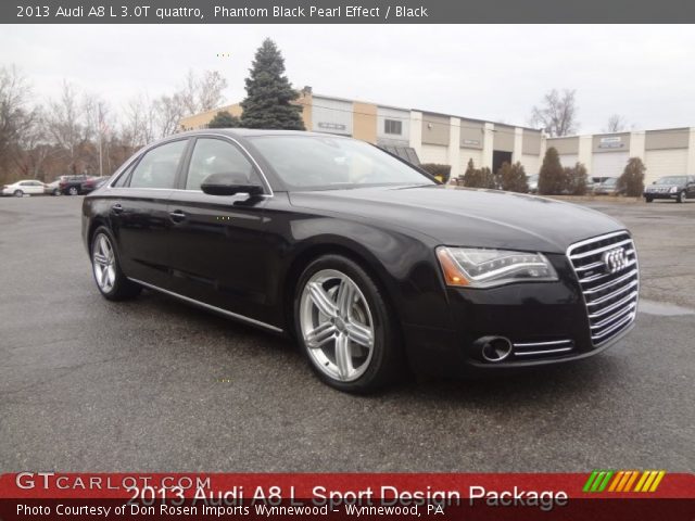 2013 Audi A8 L 3.0T quattro in Phantom Black Pearl Effect