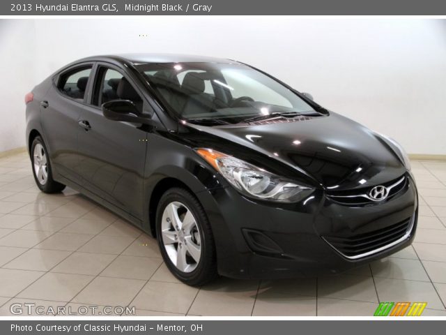 2013 Hyundai Elantra GLS in Midnight Black