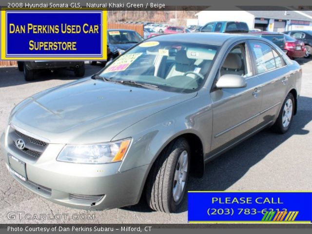 2008 Hyundai Sonata GLS in Natural Khaki Green