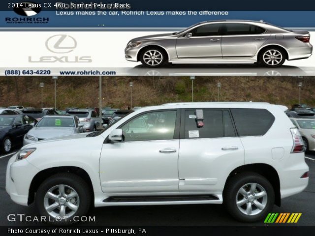 Starfire Pearl 2014 Lexus Gx 460 Black Interior