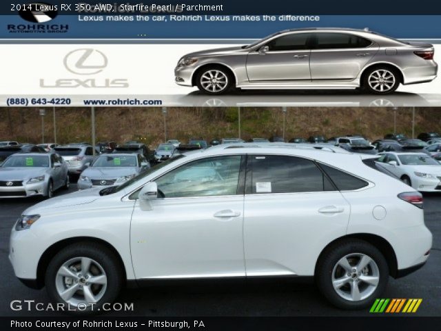 2014 Lexus RX 350 AWD in Starfire Pearl