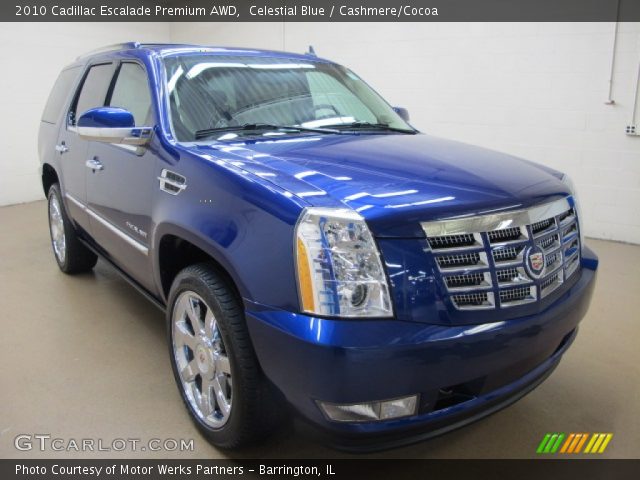 2010 Cadillac Escalade Premium AWD in Celestial Blue