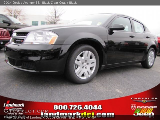 2014 Dodge Avenger SE in Black Clear Coat